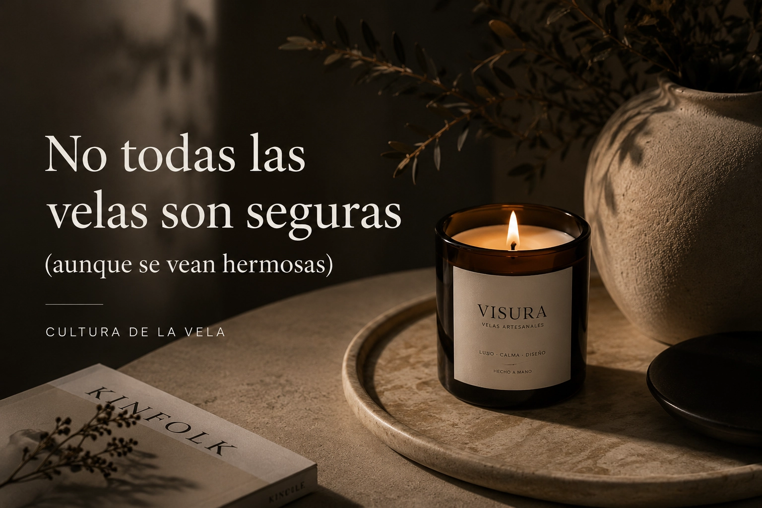 portada del artículo sobre seguridad en velas aromáticas de Visura
